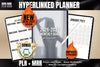 2026-2027 Digital Goal Planner Canva Template: MRR PLR Resell Rights