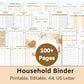 Home Binder, Household Binder, Home management Binder, Life Organizer, In Case Of Emergency Binder, Medical Binder, Family Planner, Digital