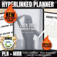 2026-2027 Digital Goal Planner Canva Template: MRR PLR Resell Rights
